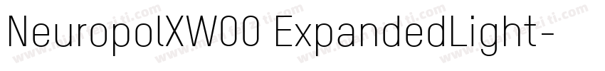 NeuropolXW00 ExpandedLight字体转换